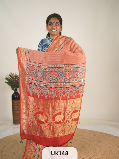 DOLA AJRAKH SAREE