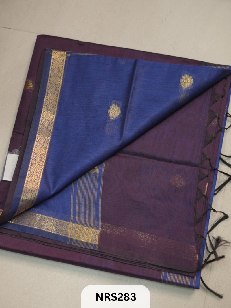CHANDERI INSPIRED MAHESWARI SAREE