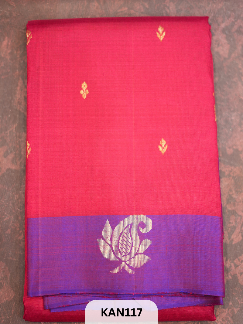 KANCHIPURAM BUTTA BORDER SAREE