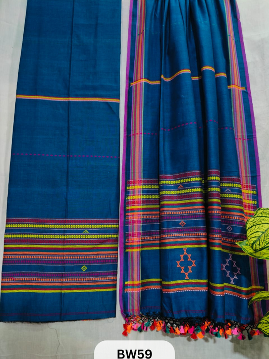 PURE COTTON BHUJURI JAMDHANI SUITS