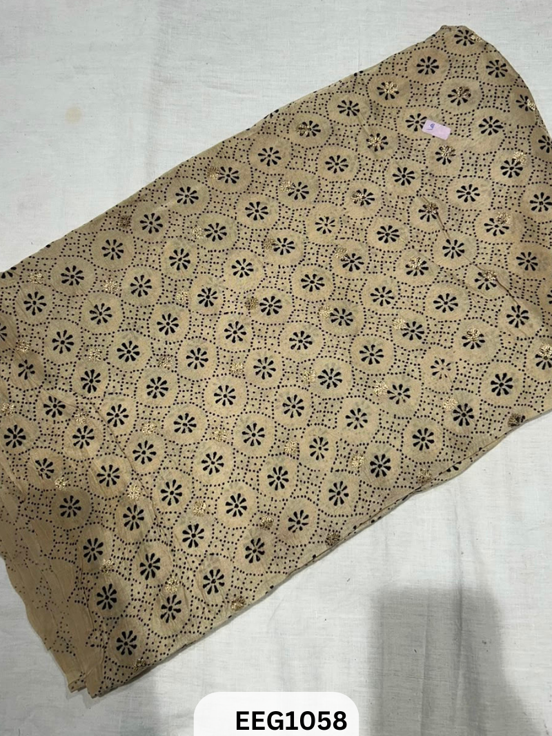 DOLA SILK AJRAKH FABRIC-1MTR