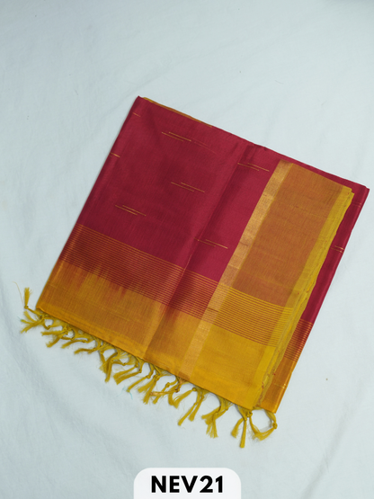 MALAI THULI SILK COTTON SAREE