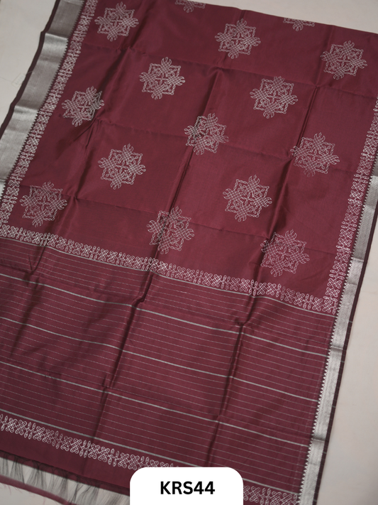 Mangalagiri Handblock Kollam Saree - DIWALI SPECIAL