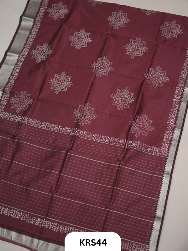 Mangalagiri Handblock Kollam Saree - DIWALI SPECIAL