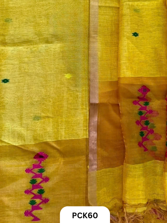 Pure Linen silk Salwar 2pcs Set
