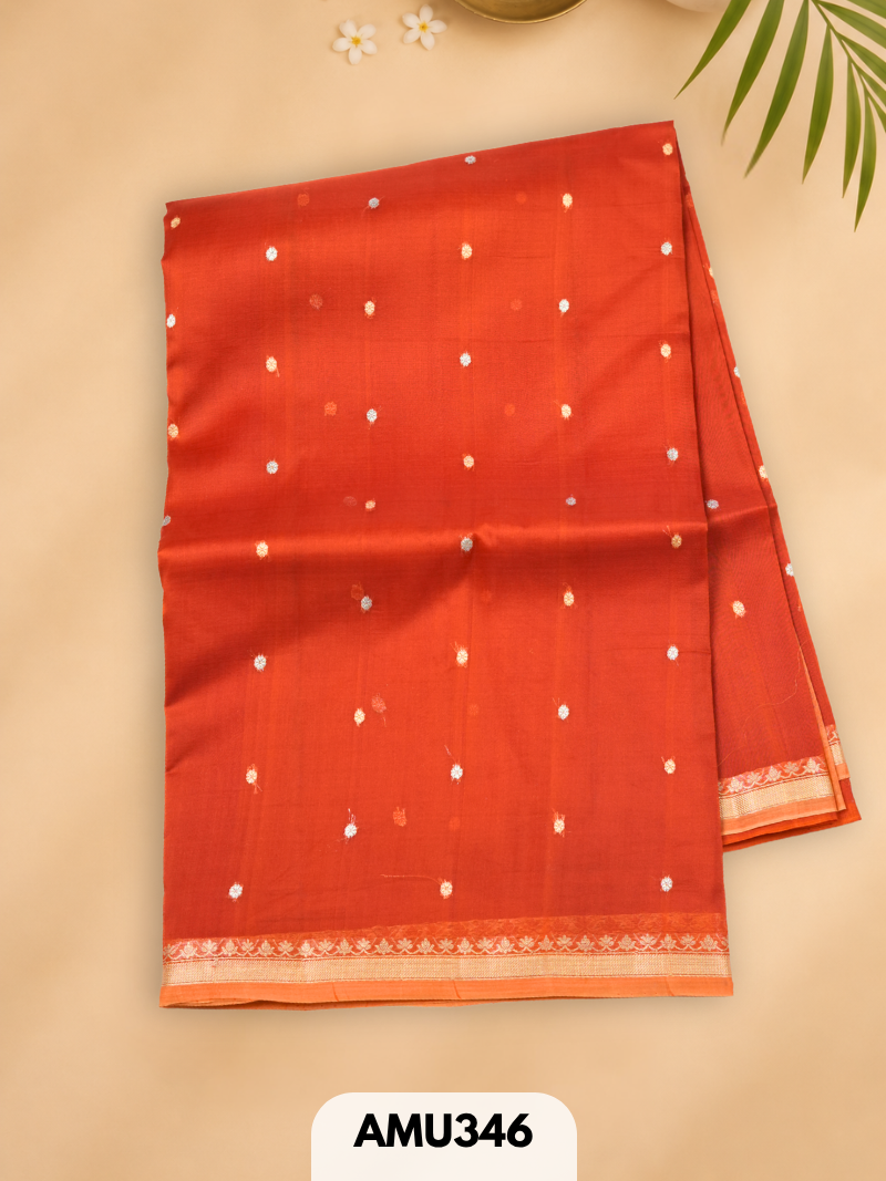 PURE KORA ORGANZA HANDLOOM SAREE
