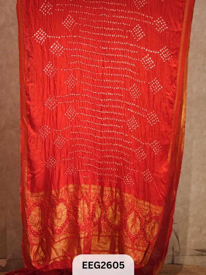 MODAL FUSIOIN SAREE WITH DOLA BORDER - EXCLUSIVE
