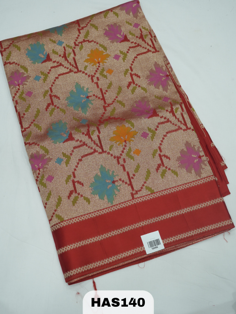 BANARAS TISSUE JAMDHANI SAREE WITH BORDER