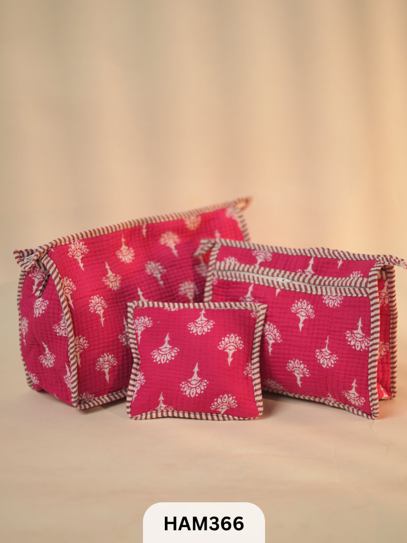 QULITED TRAVEL 3 COMBO POUCH