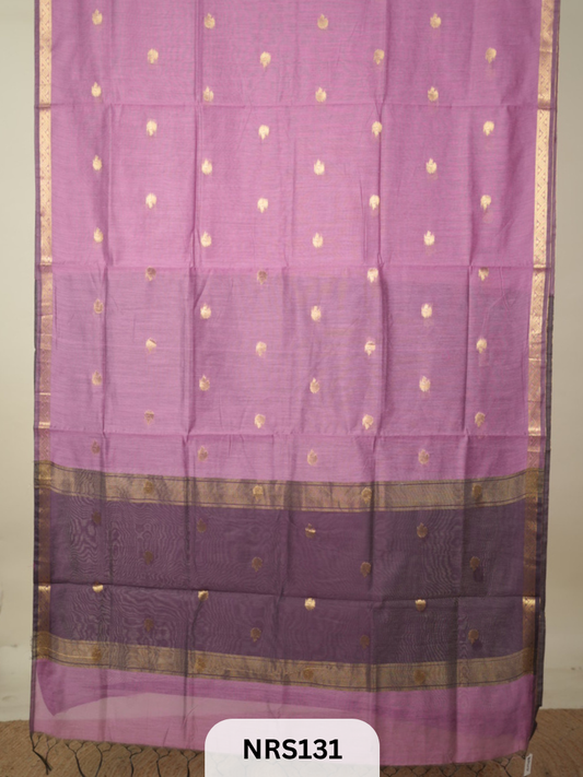 CHANDERI INSPIRED MAHESWARI SAREE