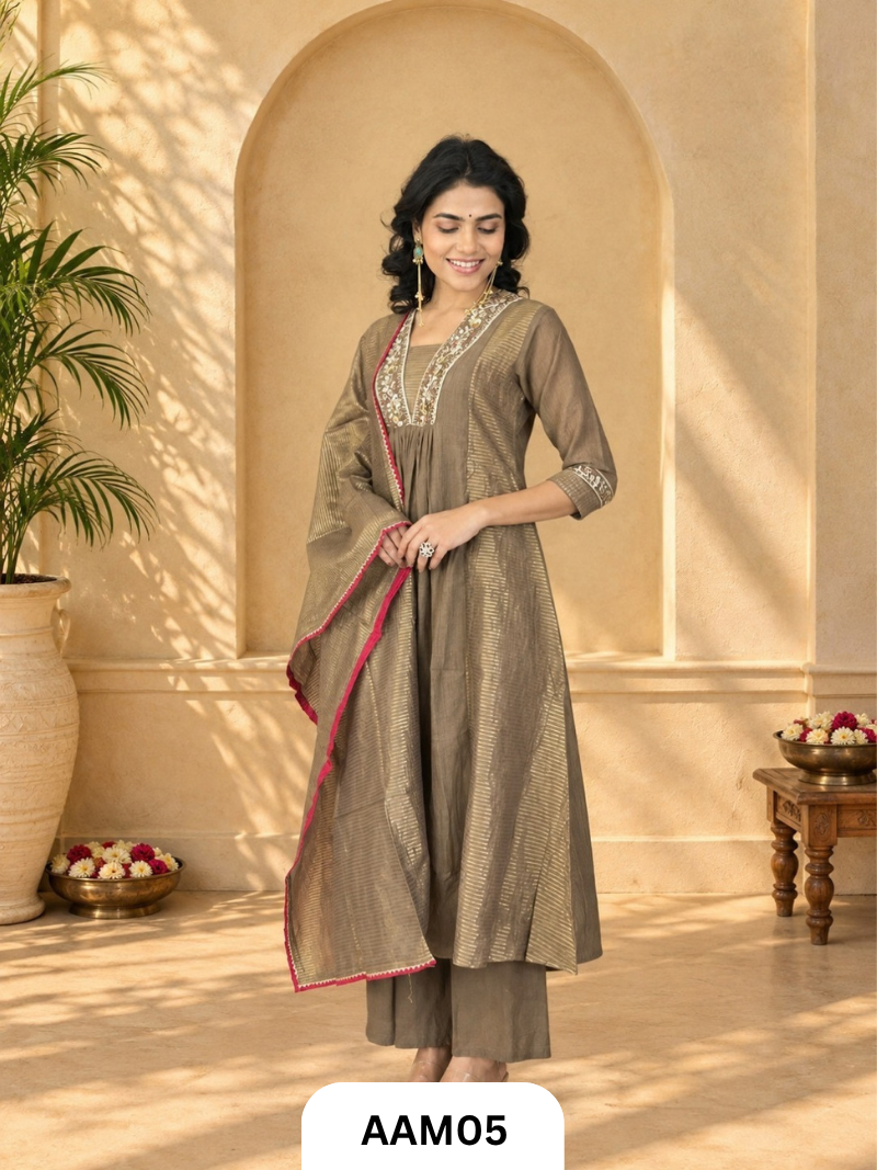 Premium Crepe Tissue Salwar suit