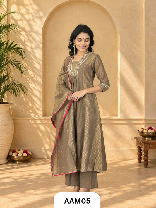 Premium Crepe Tissue Salwar suit