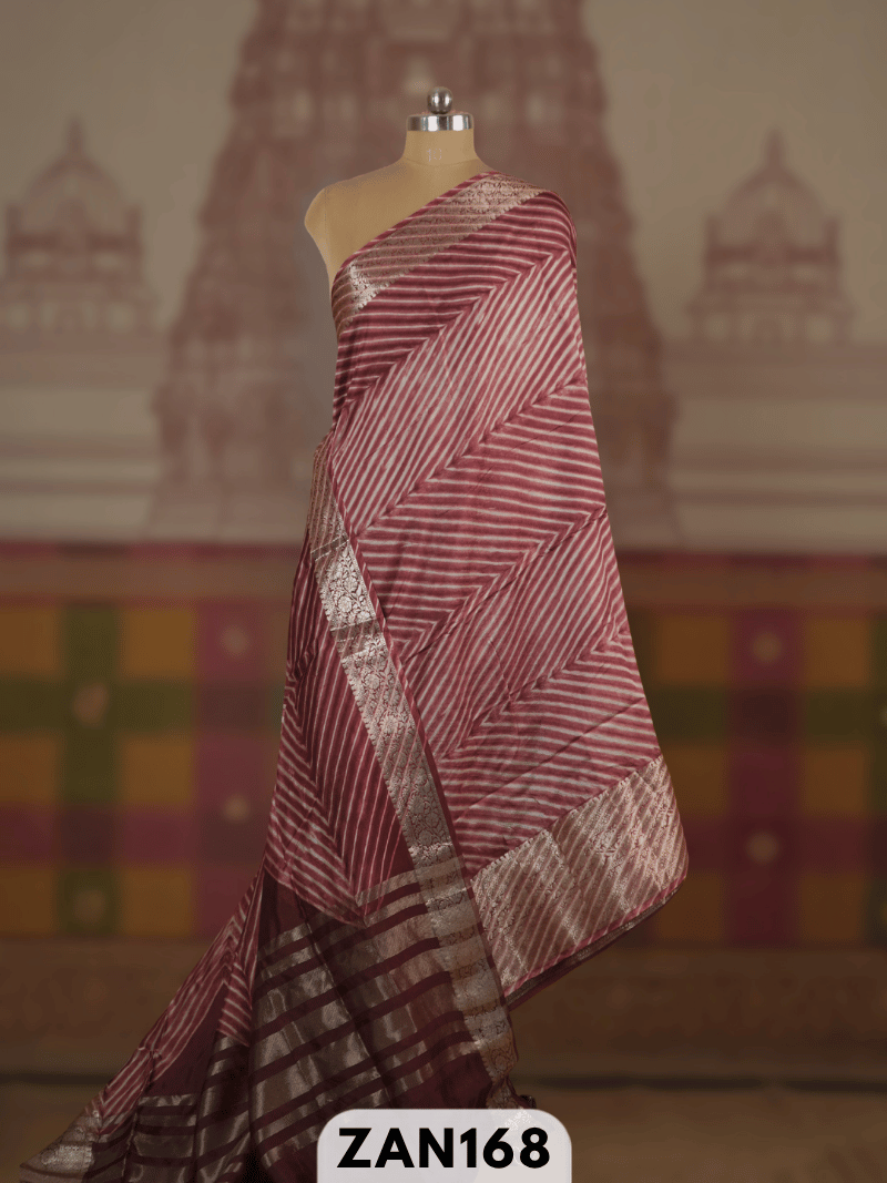 SHIBORI WITH KORA TUSSAR BANARASI SAREE