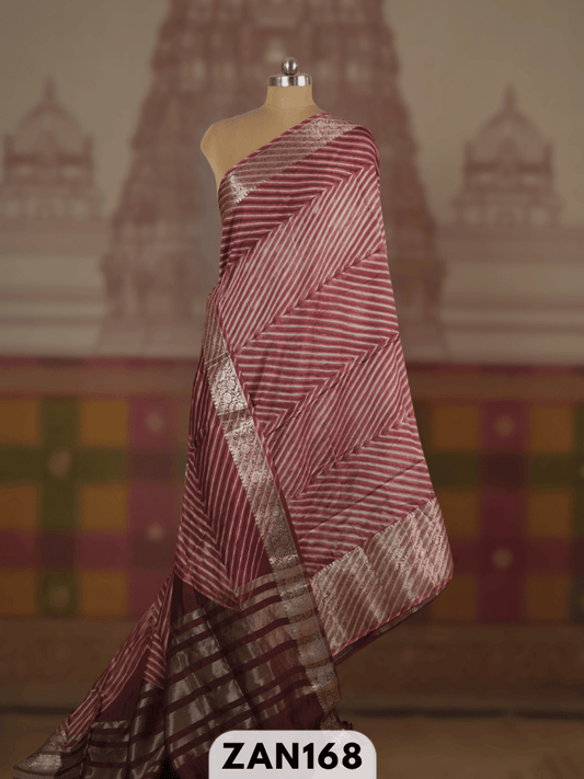 SHIBORI WITH KORA TUSSAR BANARASI SAREE