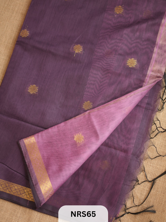 CHANDERI INSPIRED MAHESWARI SAREE
