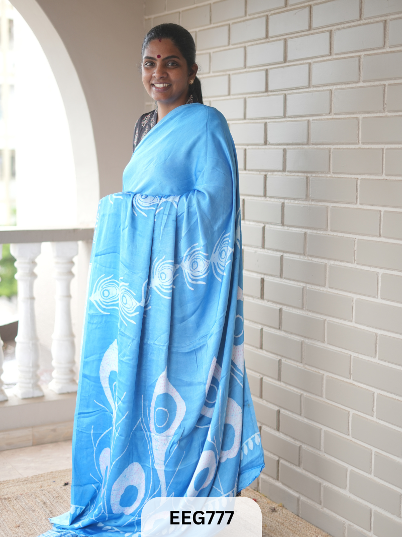BATIK PRINT MODAL SAREE