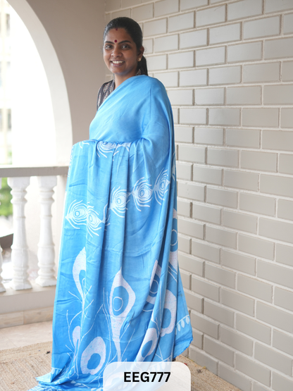 BATIK PRINT MODAL SAREE