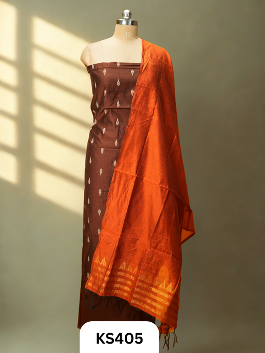 Dupion Silk 3-Piece Salwar Suit