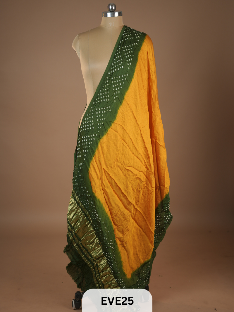 MODAL BANDHINI WITH LAGDI PATTA DUPPATTA