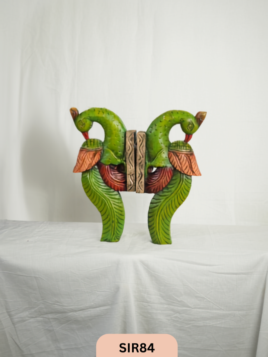 Wooden Parrot Wall Hanging Decor - Height 12" INCH, WIDTH 6"INCH
