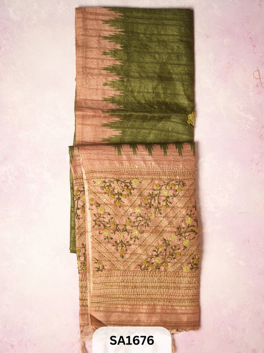 JUTE LINEN SAREE