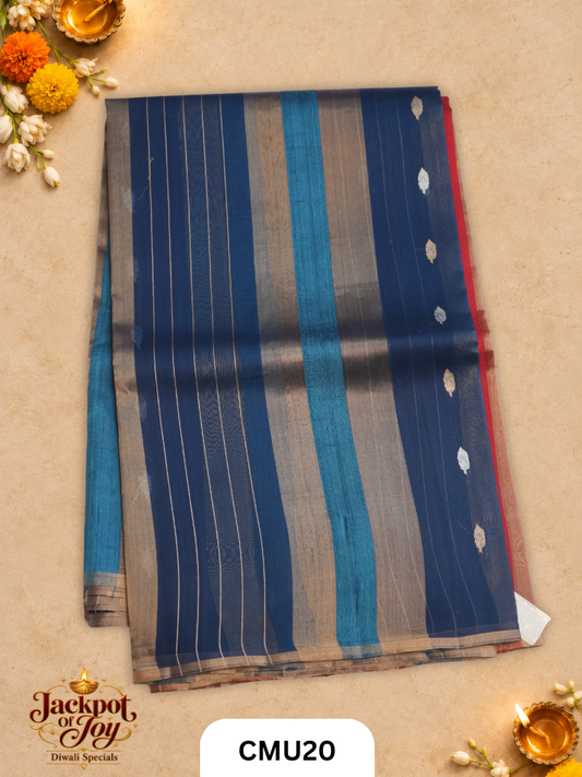 Banarasi Kora Organza Pure Handloom Saree