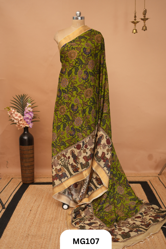 HANDLOOM MANGALGIRI SAREE | DIGITAL PRINT