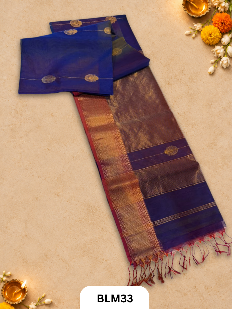 Maheshwari Gajlakshmi buta sarees
