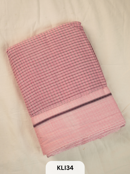 PURE HANDLOOM PETTADA ANCHU SAREE