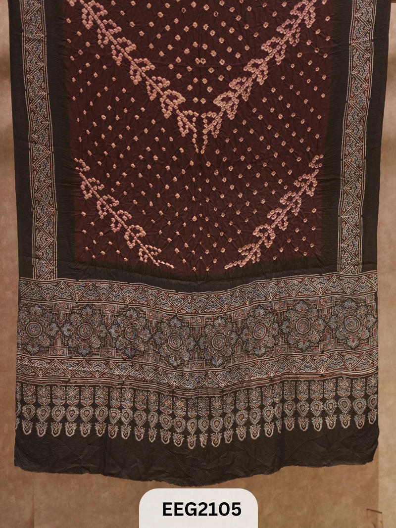 MODAL AJRAKH BHANDHEJ DUPPATTA