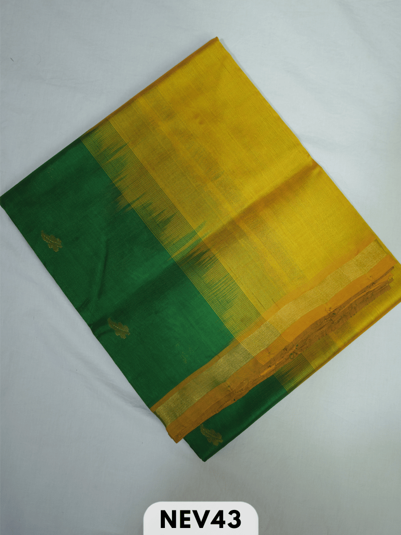 SMALL BORDER WITH BODY BUTTA SILK COTTON SAREE