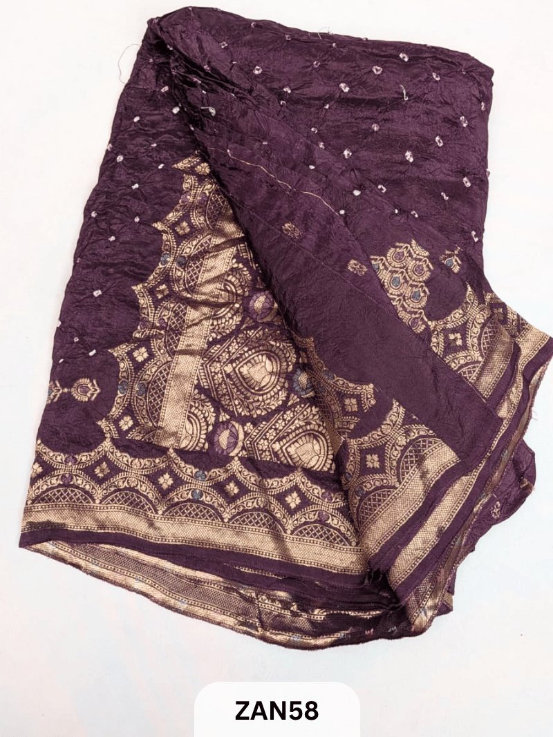 BANARASI WITH BANDHINI SAREE