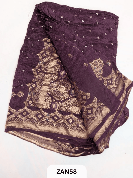 BANARASI WITH BANDHINI SAREE