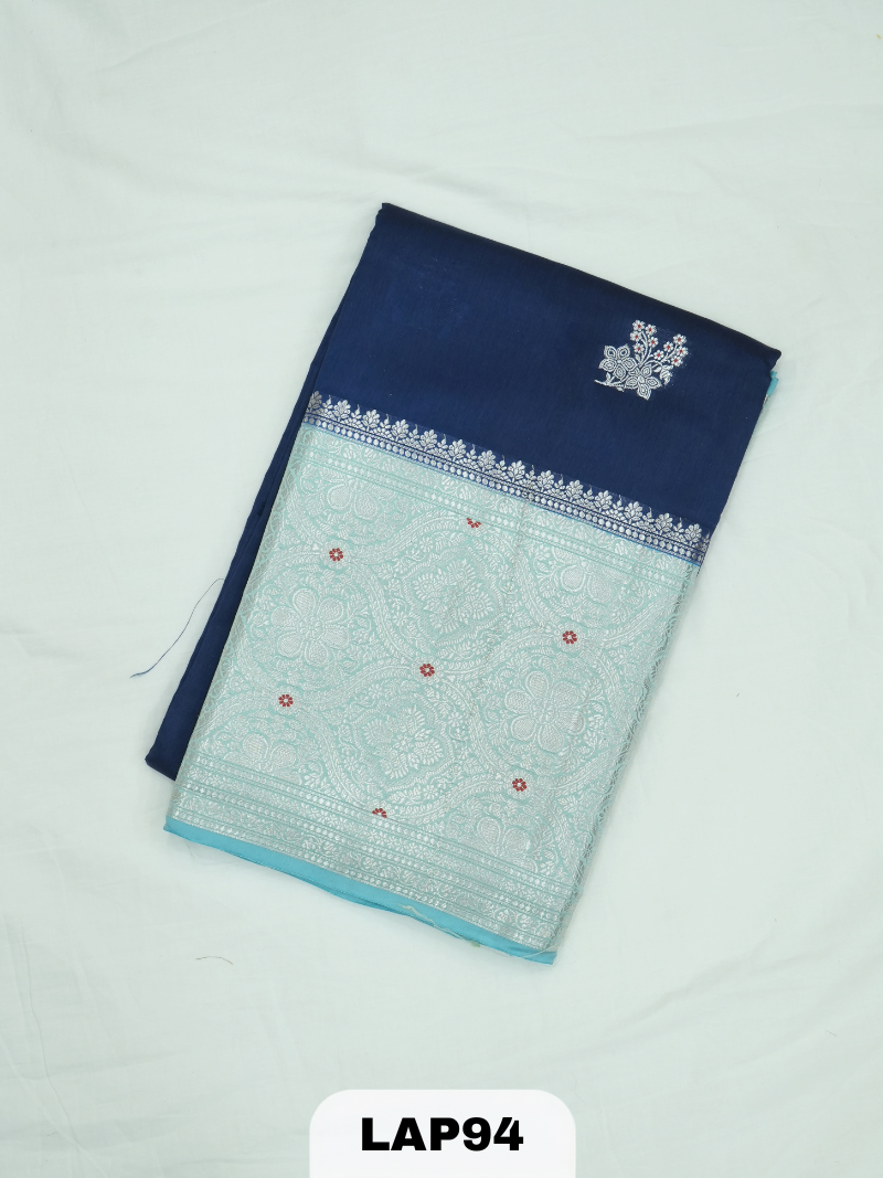 Banaras kora dupion silk saree