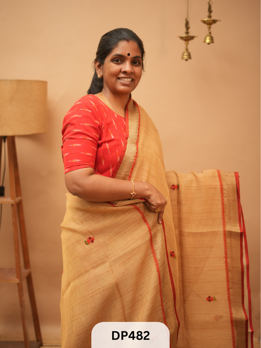 Linen Tissue Hand Embroidery