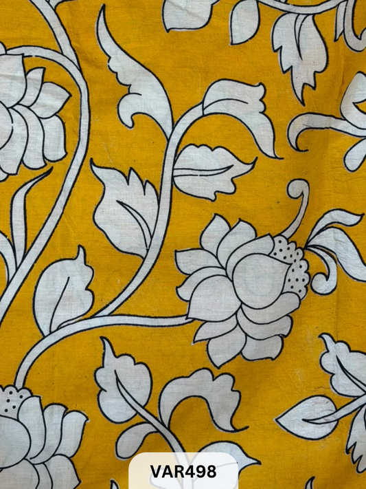 Kalamkari Hand printed - Fabric -1.5mtr