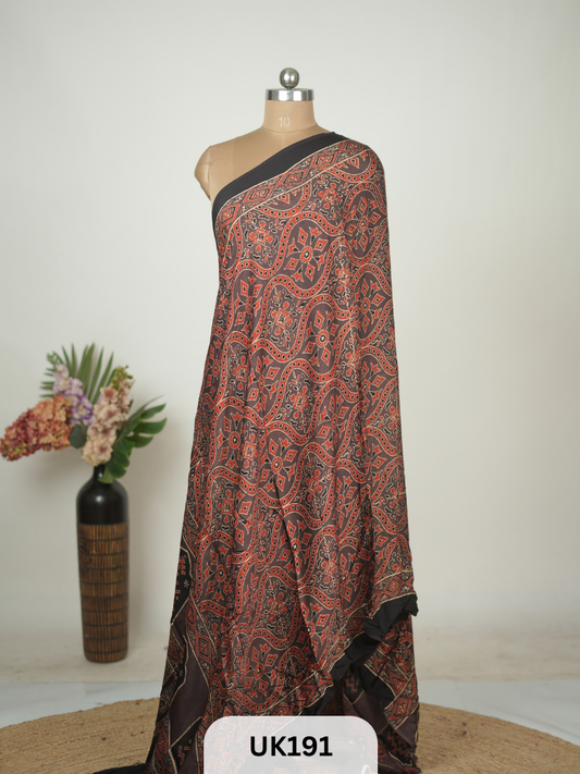 MODAL HANDBLOCK DUPATTA