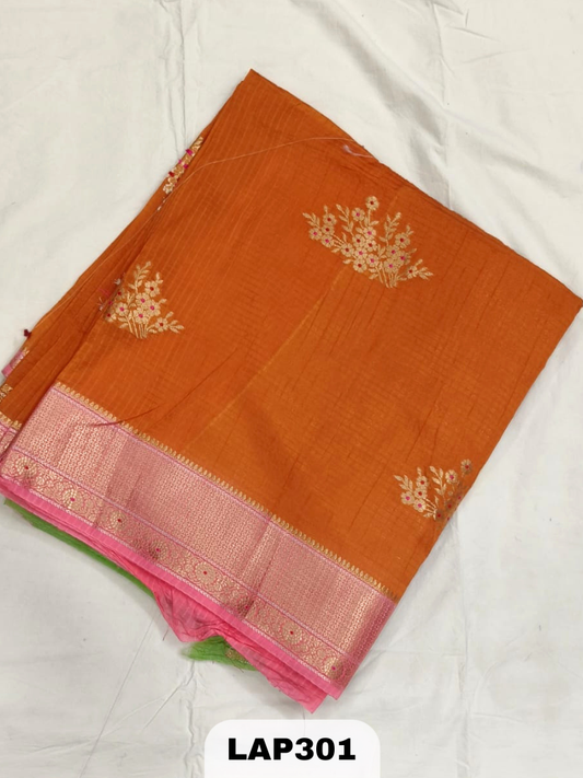 Banaras dupion raw silk saree