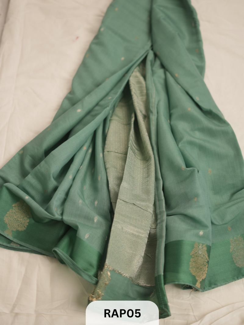 SEMI MYSORE CREPESILK SAREE
