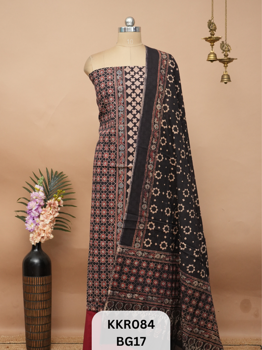 COTTON AJRAKH SALWAR SUIT