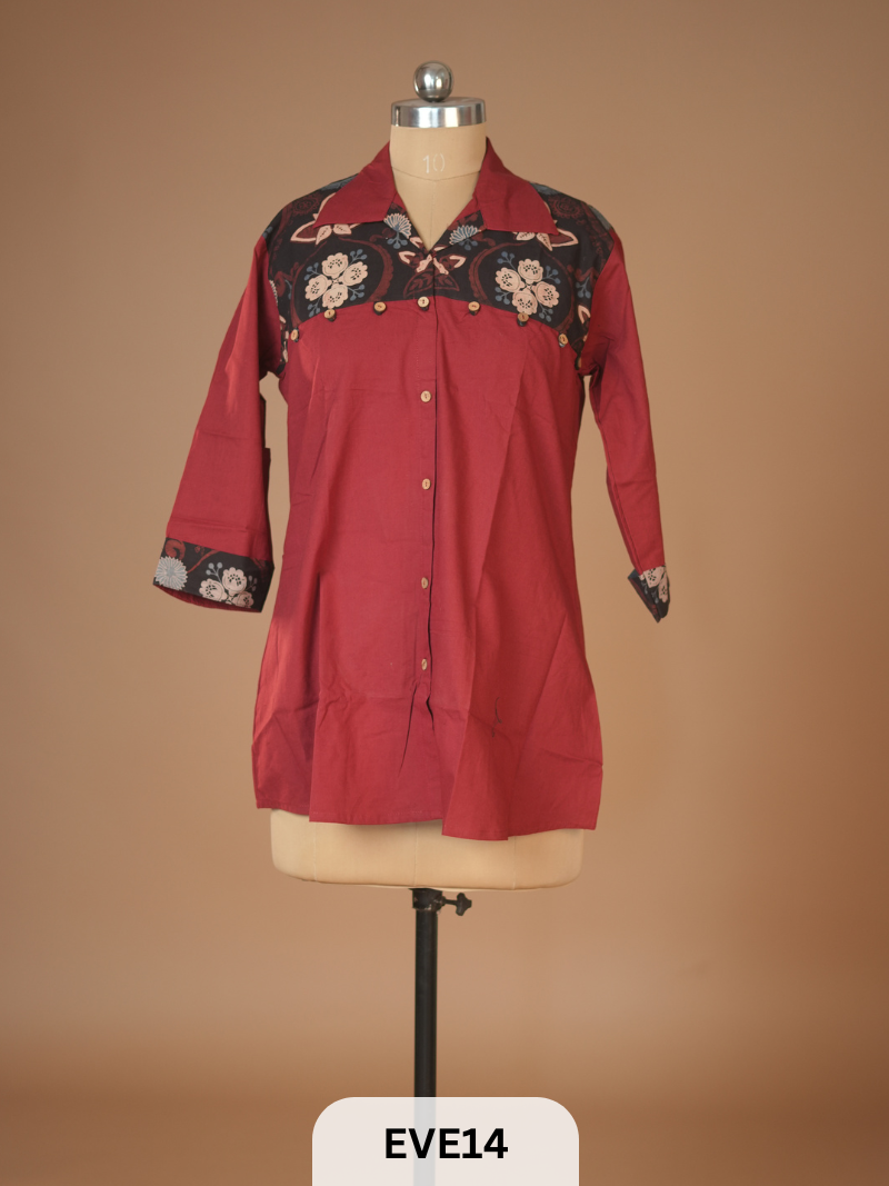 PLAIN COTTON SHORT TOP