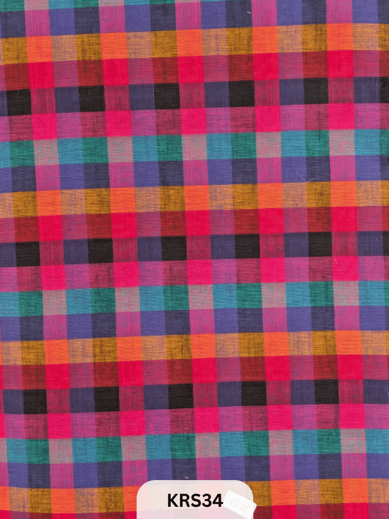 MADRAS KATTAM FABRIC-1 MTR