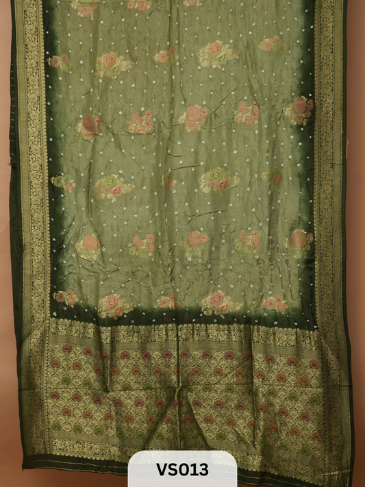 RAW MANGO X BANDHANI SAREE
