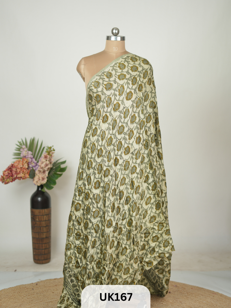 MODAL HANDBLOCK DUPATTA