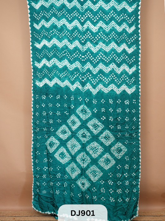 BANDHANI  WITH SHIBORI SAREE