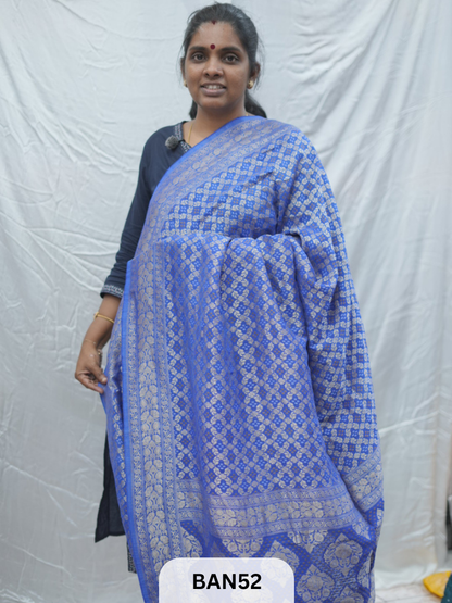 GEORGETTE WEAVING BANDHEJ SAREE
