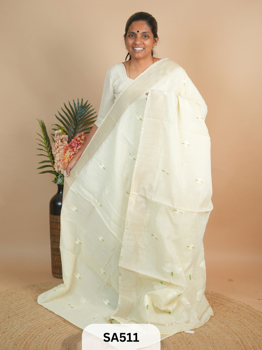 Jamdani Saree Saree Story with Shanmuga Priya