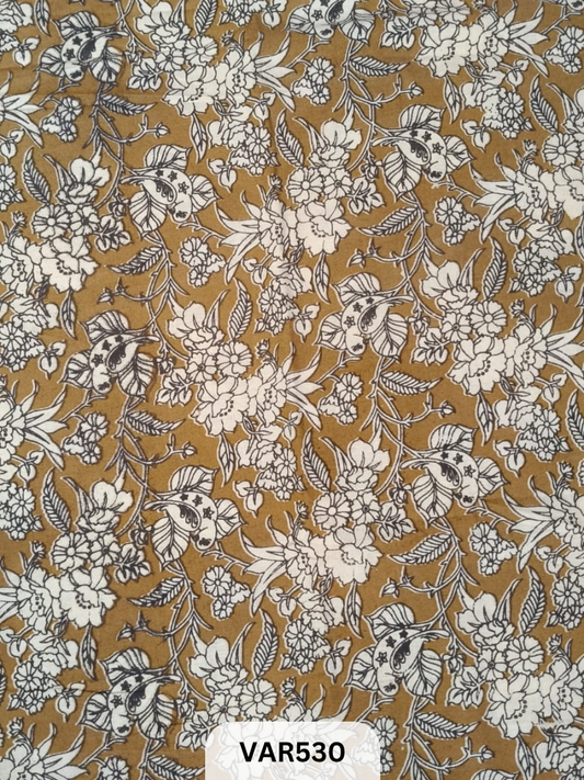 Kalamkari Hand printed - Fabric -2mtr