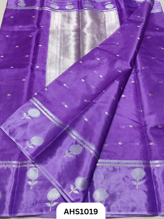 Kota Kataan Silk Weaving Saree With Blouse