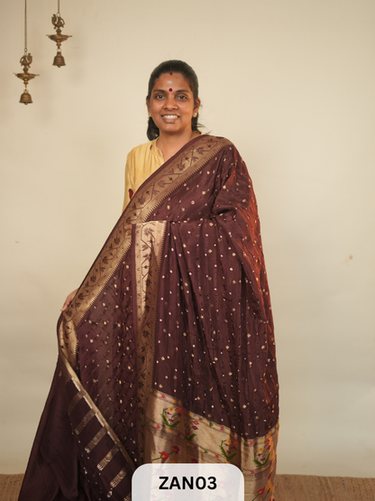 BANARASI BANDHINI WITH PAITHANI BORDER SAREE